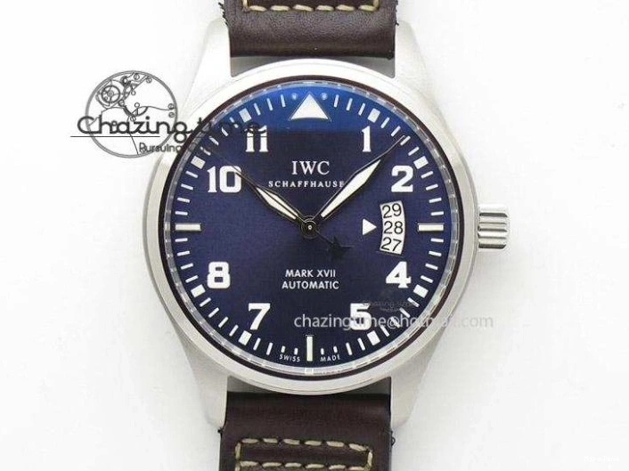 MIROTIME 0305 Portofino Automatic SS TWF 1:1 Best Edition Silver Dial Gold Markers on Brown Leather Strap A Bright 7203